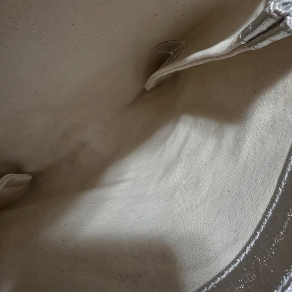 Madewell Metallic Silver Tote - Picture 4 of 4